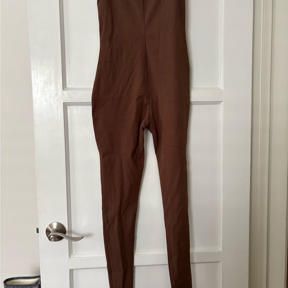 Bumpsuit Brown Ribbed Jumpsuit - Picture 4 of 4